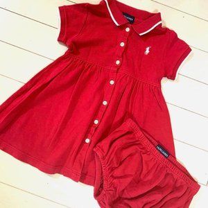 ralph lauren dress and 80cm panties